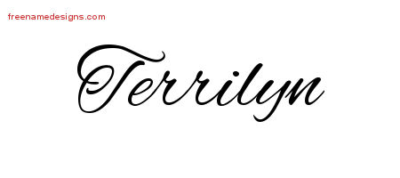 Cursive Name Tattoo Designs Terrilyn Download Free
