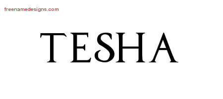 Regal Victorian Name Tattoo Designs Tesha Graphic Download