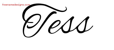 Cursive Name Tattoo Designs Tess Download Free