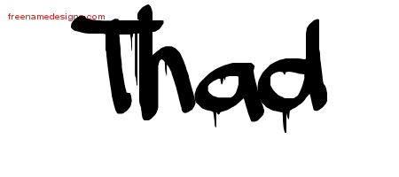 Graffiti Name Tattoo Designs Thad Free