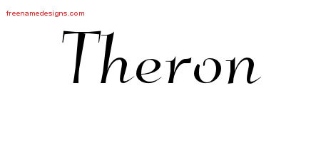 Elegant Name Tattoo Designs Theron Download Free