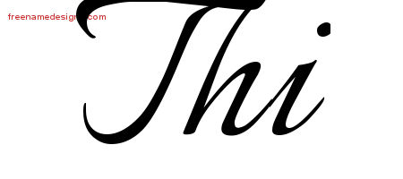 Calligraphic Name Tattoo Designs Thi Download Free