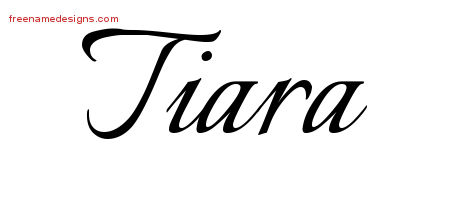 Calligraphic Name Tattoo Designs Tiara Download Free