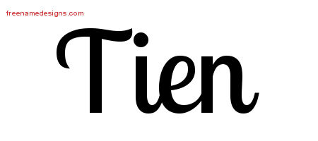 Handwritten Name Tattoo Designs Tien Free Download