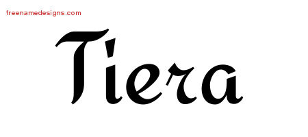 Calligraphic Stylish Name Tattoo Designs Tiera Download Free