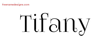 Vintage Name Tattoo Designs Tifany Free Download