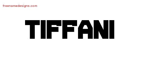 Titling Name Tattoo Designs Tiffani Free Printout