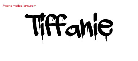 Graffiti Name Tattoo Designs Tiffanie Free Lettering