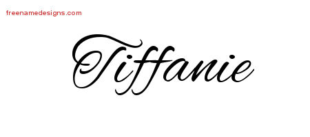 Cursive Name Tattoo Designs Tiffanie Download Free