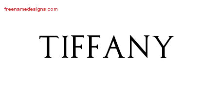 Regal Victorian Name Tattoo Designs Tiffany Graphic Download