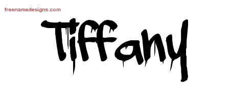 Graffiti Name Tattoo Designs Tiffany Free Lettering