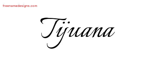 Calligraphic Name Tattoo Designs Tijuana Download Free