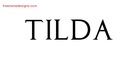 Regal Victorian Name Tattoo Designs Tilda Graphic Download