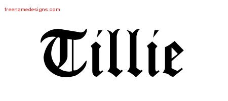 Tilly In Cursive tillie Archives - Free Name Designs