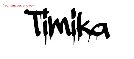 Graffiti Name Tattoo Designs Timika Free Lettering