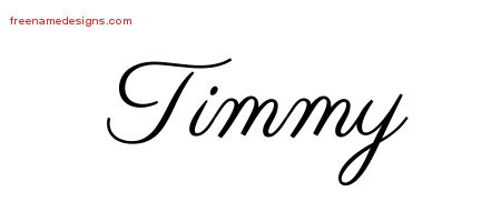 Classic Name Tattoo Designs Timmy Printable