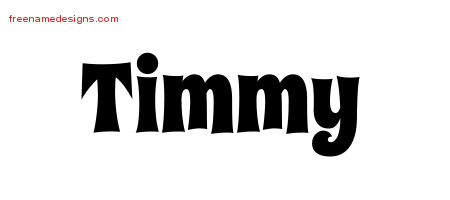 Groovy Name Tattoo Designs Timmy Free