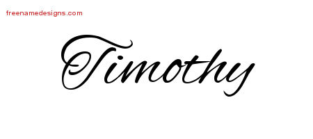 Cursive Name Tattoo Designs Timothy Download Free