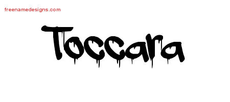 Graffiti Name Tattoo Designs Toccara Free Lettering
