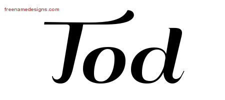 Art Deco Name Tattoo Designs Tod Graphic Download