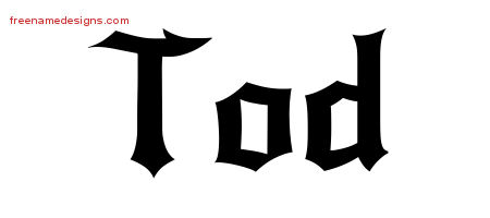 Gothic Name Tattoo Designs Tod Download Free