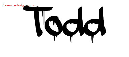 Graffiti Name Tattoo Designs Todd Free