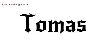 Gothic Name Tattoo Designs Tomas Download Free
