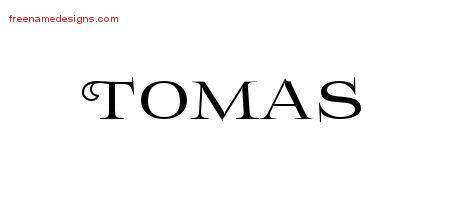 Flourishes Name Tattoo Designs Tomas Graphic Download
