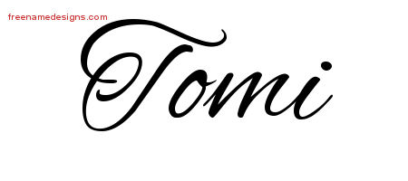 Cursive Name Tattoo Designs Tomi Download Free