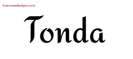 Calligraphic Stylish Name Tattoo Designs Tonda Download Free