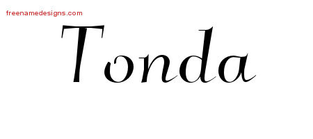 Elegant Name Tattoo Designs Tonda Free Graphic