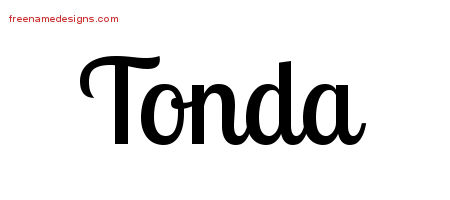 Handwritten Name Tattoo Designs Tonda Free Download