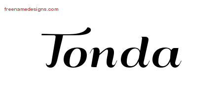 Art Deco Name Tattoo Designs Tonda Printable