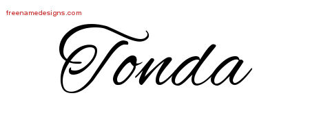 Cursive Name Tattoo Designs Tonda Download Free