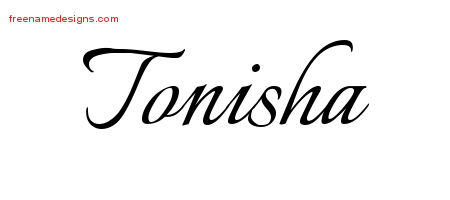 Calligraphic Name Tattoo Designs Tonisha Download Free