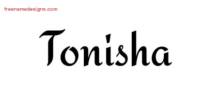 Calligraphic Stylish Name Tattoo Designs Tonisha Download Free