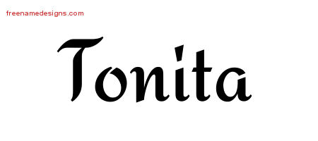 Calligraphic Stylish Name Tattoo Designs Tonita Download Free