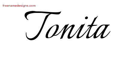 Calligraphic Name Tattoo Designs Tonita Download Free