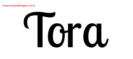 Handwritten Name Tattoo Designs Tora Free Download