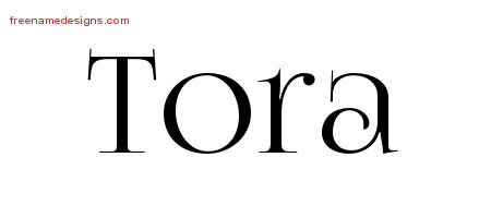 Vintage Name Tattoo Designs Tora Free Download