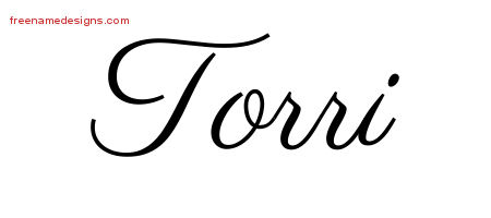 Classic Name Tattoo Designs Torri Graphic Download
