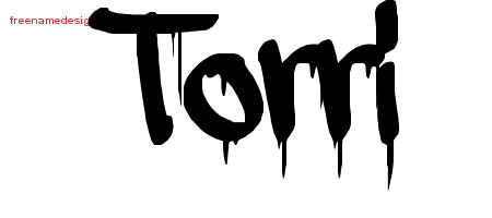 Graffiti Name Tattoo Designs Torri Free Lettering