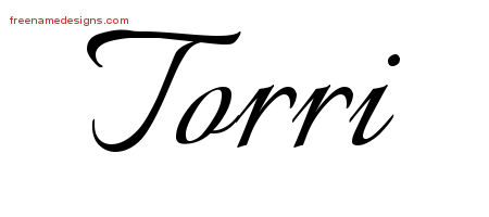 Calligraphic Name Tattoo Designs Torri Download Free