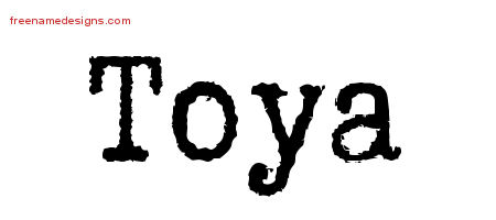 Typewriter Name Tattoo Designs Toya Free Download