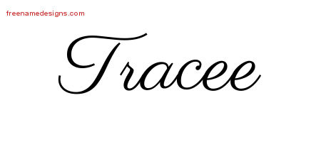 Classic Name Tattoo Designs Tracee Graphic Download