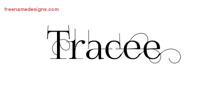 Decorated Name Tattoo Designs Tracee Free