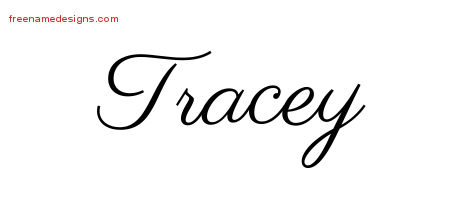 Classic Name Tattoo Designs Tracey Printable