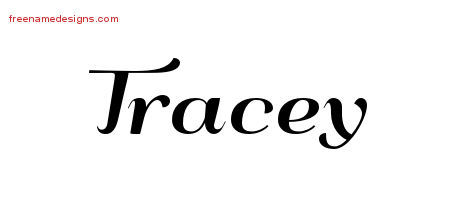 Art Deco Name Tattoo Designs Tracey Printable