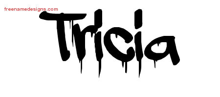 Graffiti Name Tattoo Designs Tricia Free Lettering
