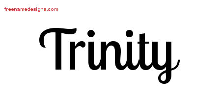 Handwritten Name Tattoo Designs Trinity Free Download